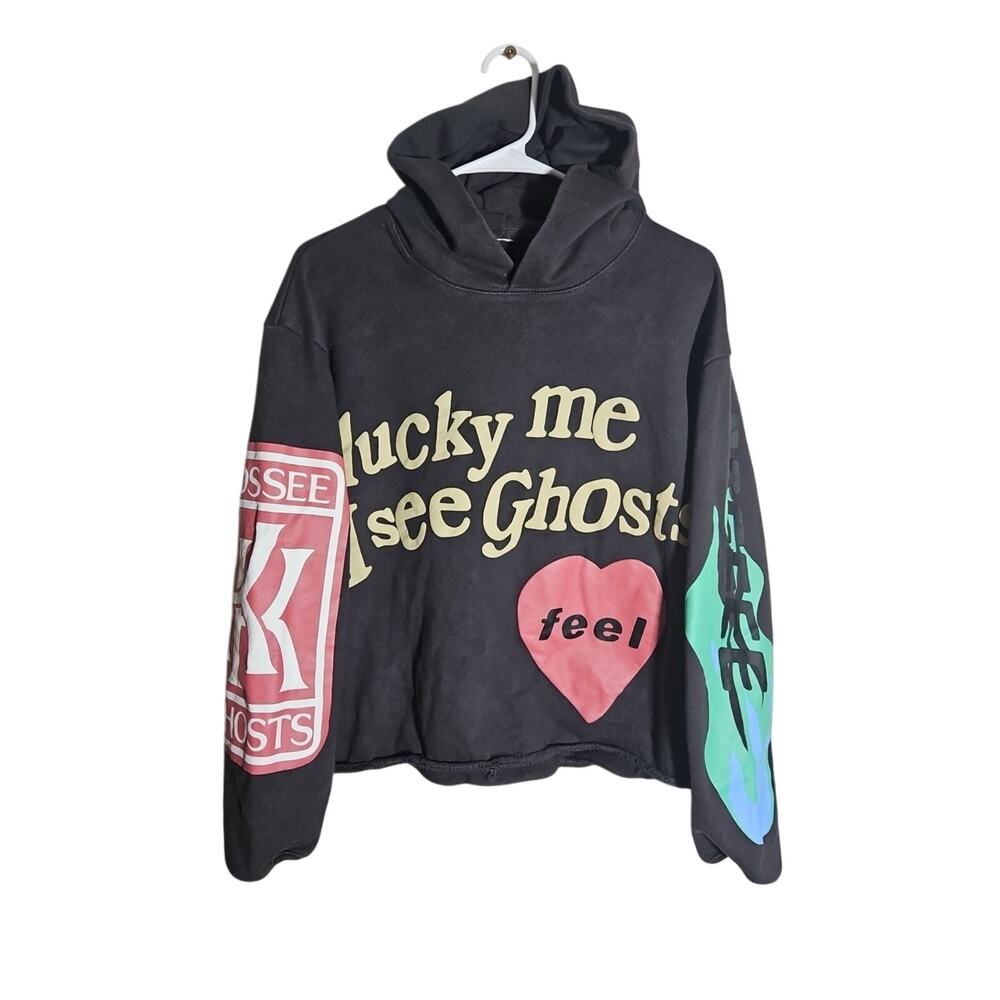 Kanye West Lucky Me I See Ghosts Hoodie Adult S Camp Flog Gnaw Nov 11 Kid Cudi